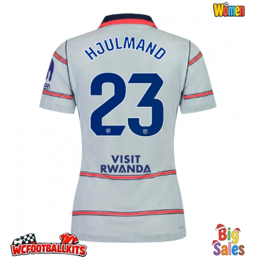 Atletico Madrid Morten Hjulmand #23 Replica Third Stadium Shirt for Women 2026-27 Short Sleeve